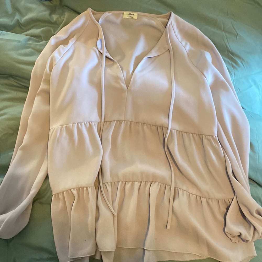 Wilfred ruffle top size xxs in lavendar